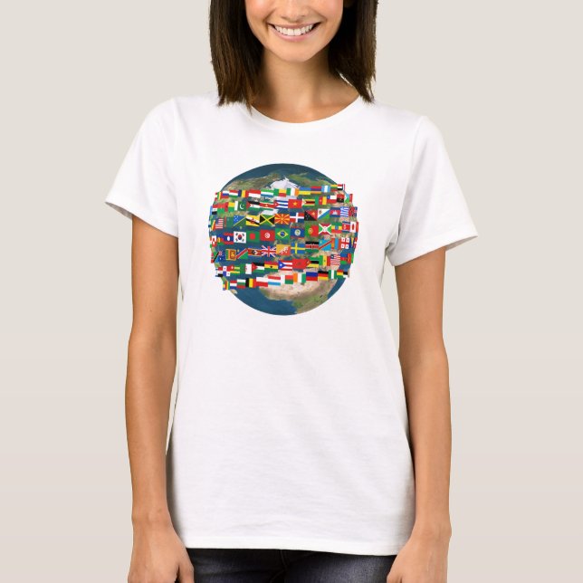 T-shirt global da diversidade #2 (Frente)