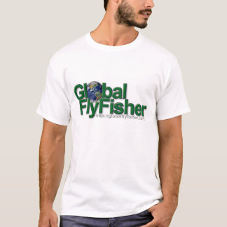T-shirt global do logotipo de FlyFisher