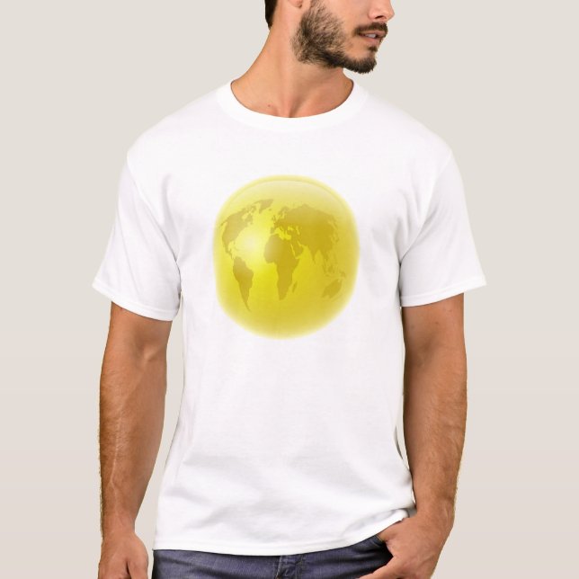 T-shirt Globo dourado (Frente)