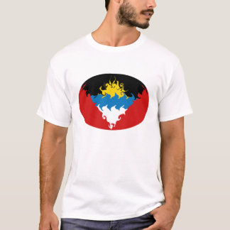 T-shirt Gnarly da bandeira de Antígua & de Barbuda