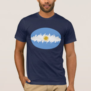 T-shirt Gnarly da bandeira de Argentina