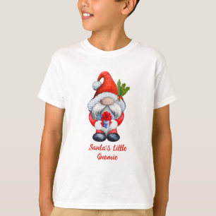 T-Shirt Gnomie Red Boy papai noel