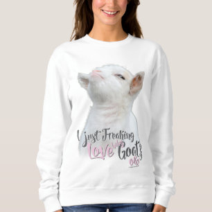 T-shirt GOAT LOVER   Eu apenas assusto amor bebezinho OK
