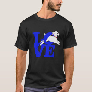 T-shirt GOAT LOVER ROYAL BLUE Goat L O V E DARK