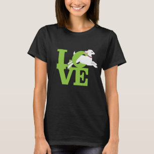 T-shirt GOAT LOVER VERDE LIMÃO de Cabra Escura L O V E