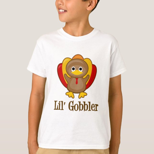 T-shirt Gobbler Turquia de Lil (Frente)