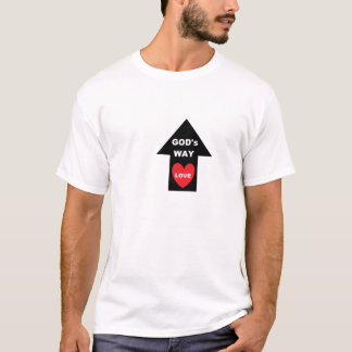 T-shirt Gods Way Love Arrow Heart