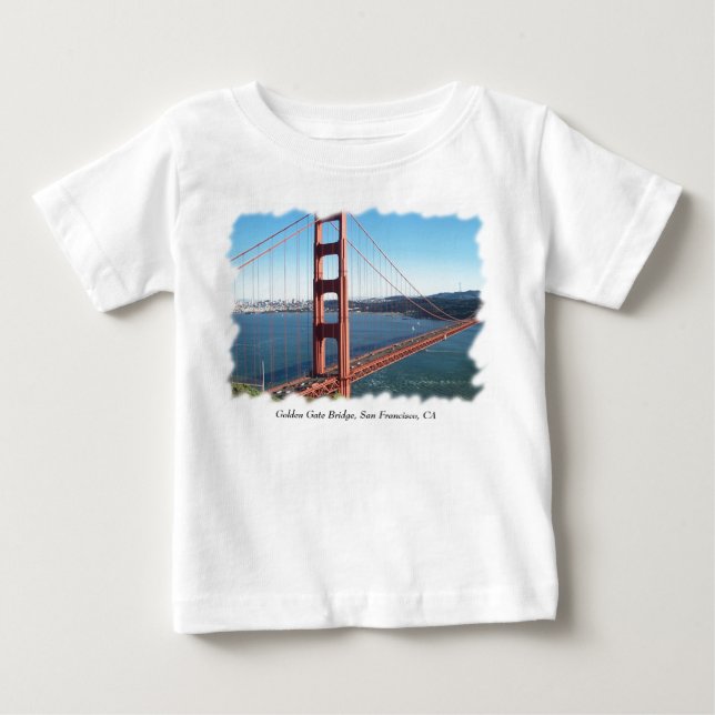 T-shirt Golden gate bridge, San Francisco (Frente)