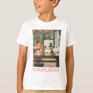 T-shirt Goldilocks e os três ursos