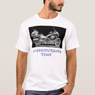 T-shirt Goldwing_chrome_02, 25a EXCURSÃO do ANIVERSÁRIO