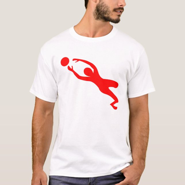 T-shirt Goleiro - Vermelho (Frente)