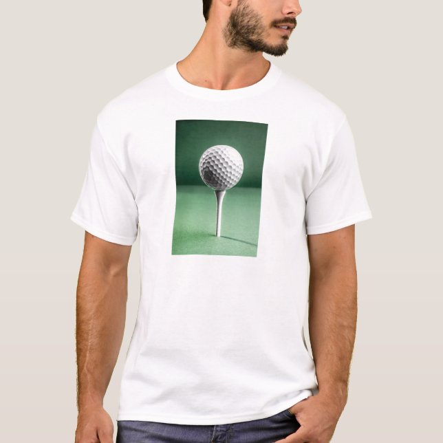 T-shirt Golf Ball em Tee (Frente)