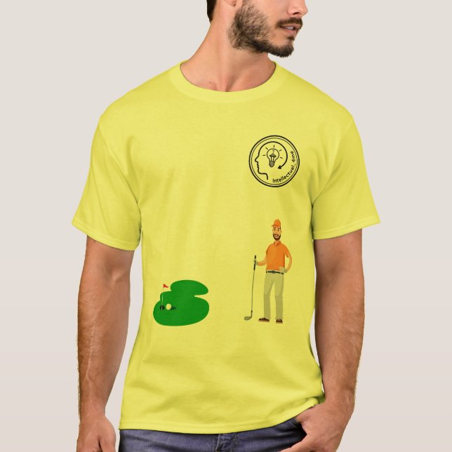 T-shirt Golf, Intelelectual_4me (Frente)