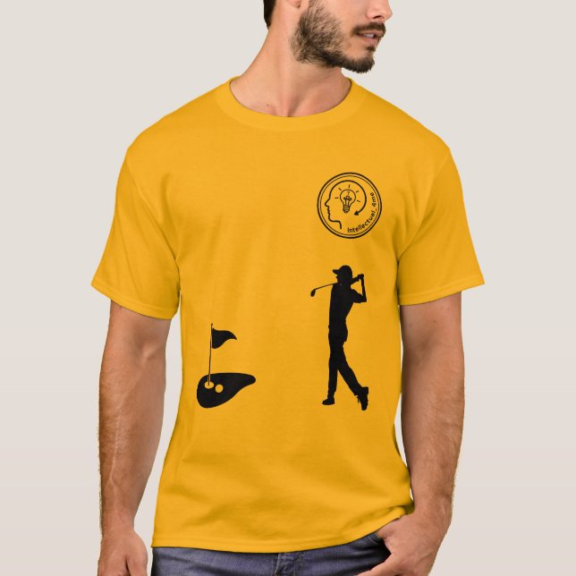 T-shirt Golf, Intelelectual_4me (Frente)