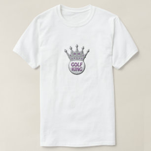 T-shirt Golf King Dia de os pais Dadism Gift