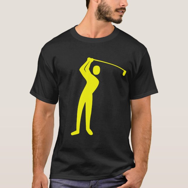 T-shirt Golfe - Amarelo (Frente)