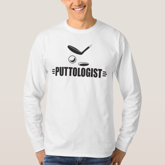 T-shirt Golfe Engraçado, Putando (Frente)