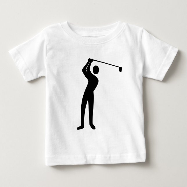 T-shirt Golfe - Preto (Frente)