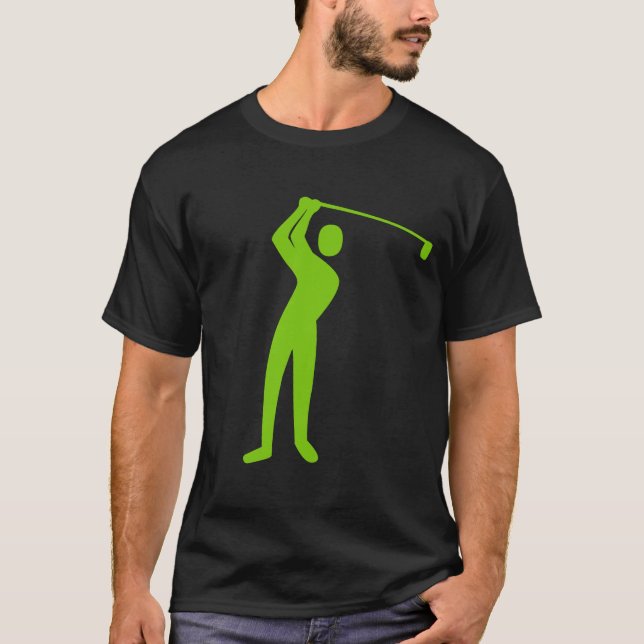 T-shirt Golfe - Verde marciano (Frente)