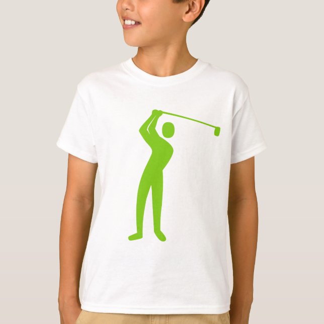 T-shirt Golfe - Verde marciano (Frente)