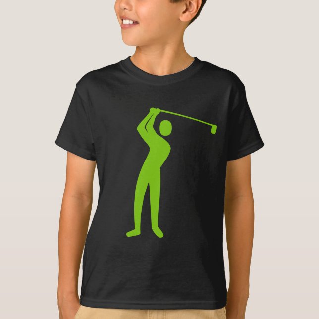 T-shirt Golfe - Verde marciano (Frente)