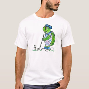 T-shirt Golfing da tartaruga