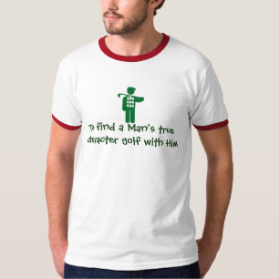 T-shirt golfing do conselho do golfe