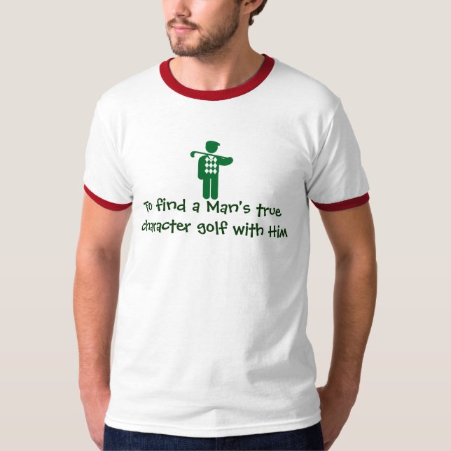 T-shirt golfing do conselho do golfe (Frente)