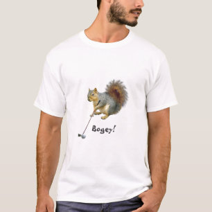 T-shirt Golfing do esquilo