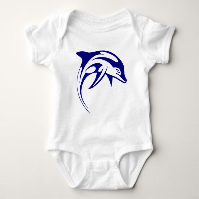 T-shirt Golfinho Azul (Frente)