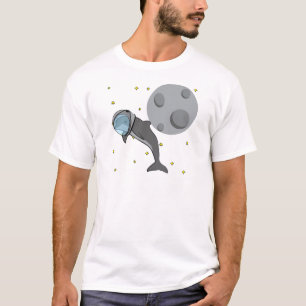 T-shirt Golfinho do astronauta