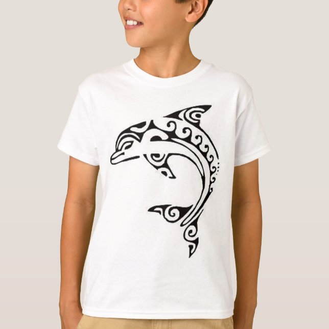 T-shirt Golfinho maori (Frente)