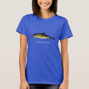 T-shirt Golfo Delphinus Delphis, Animais Marinhos Vintage