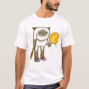 T-shirt Goma pode tem o T do miúdo de Candyz do algodão