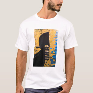T-shirt Gôndola e ondulações na água, Itália