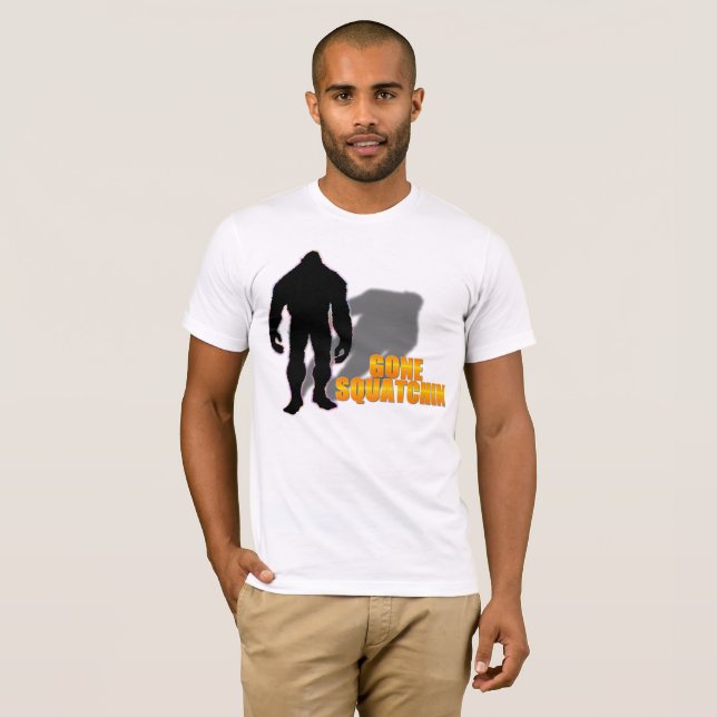 T-shirt Gone Squatchin (Frente Completa)