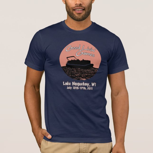 T-shirt Good Livin' Games Blue (Frente)