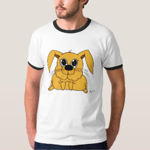 T-shirt gordo bonito da campainha dos homens do