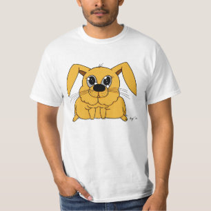 T-shirt gordo bonito do valor dos homens do coelho