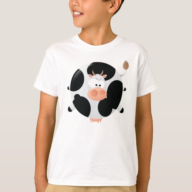 T-shirt gordo da vaca (Frente)