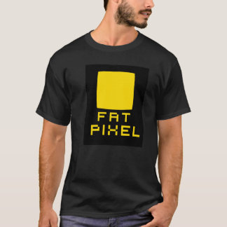 T-shirt gordo do pixel