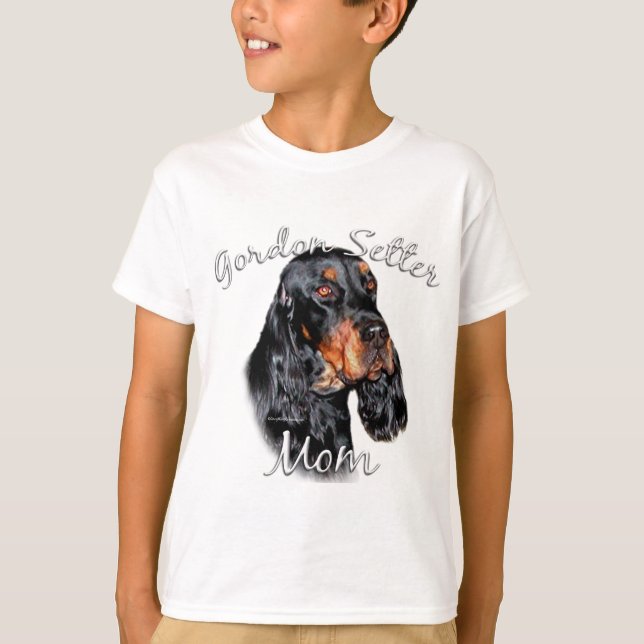 T-shirt Gordon Setter Mãe 2 (Frente)