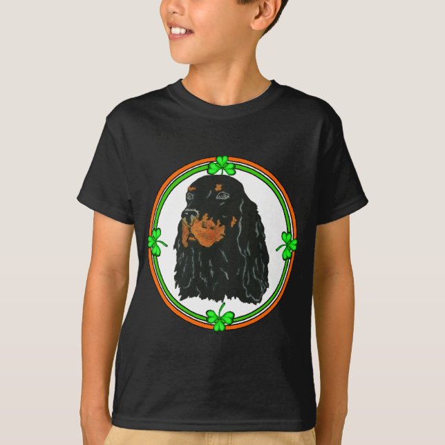 T-shirt Gordon Setter St Patricks (Frente)