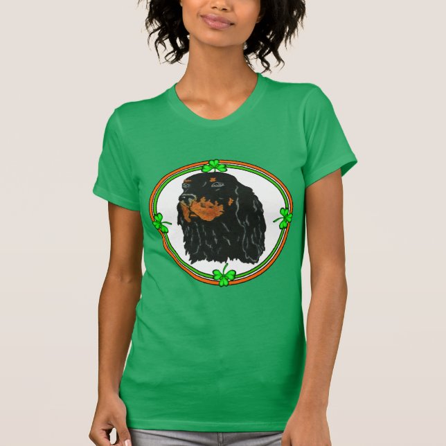 T-shirt Gordon Setter St Patricks (Frente)
