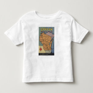 T-shirt Gordon, Wisconsin - grandes cenas da letra
