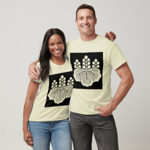 T-shirt Goshichi nenhum quadrado invertido kiri, Japão