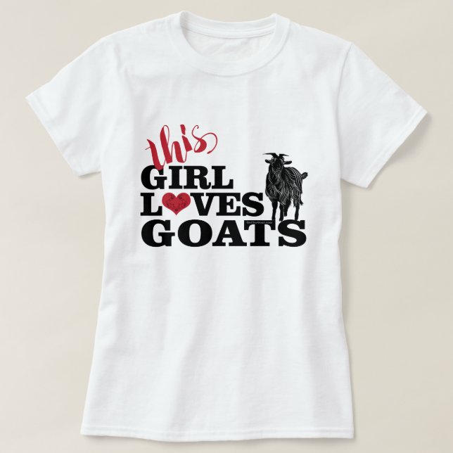 T-shirt GOTA | Esta Menina Adora Gatos Dairy Buck (Frente do Design)