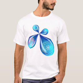 T-shirt Gotas da flor