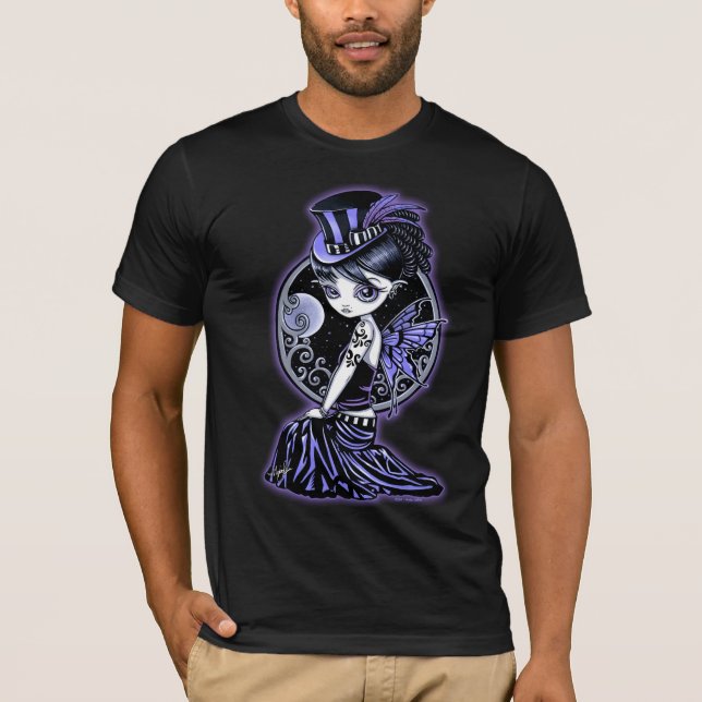 T-shirt gótico da fada do Victorian de "Audrey" (Frente)