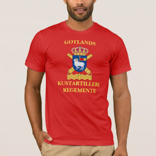T-shirt Gotlands Kustartilleriregemente.